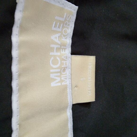 Michael Kors Missy Hooded Coat Women Size S Black Long Sleeve Full Zip Polyester - Picture 5 of 13